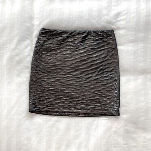 BCBGeneration | Metallic Mini Skirt | XXS